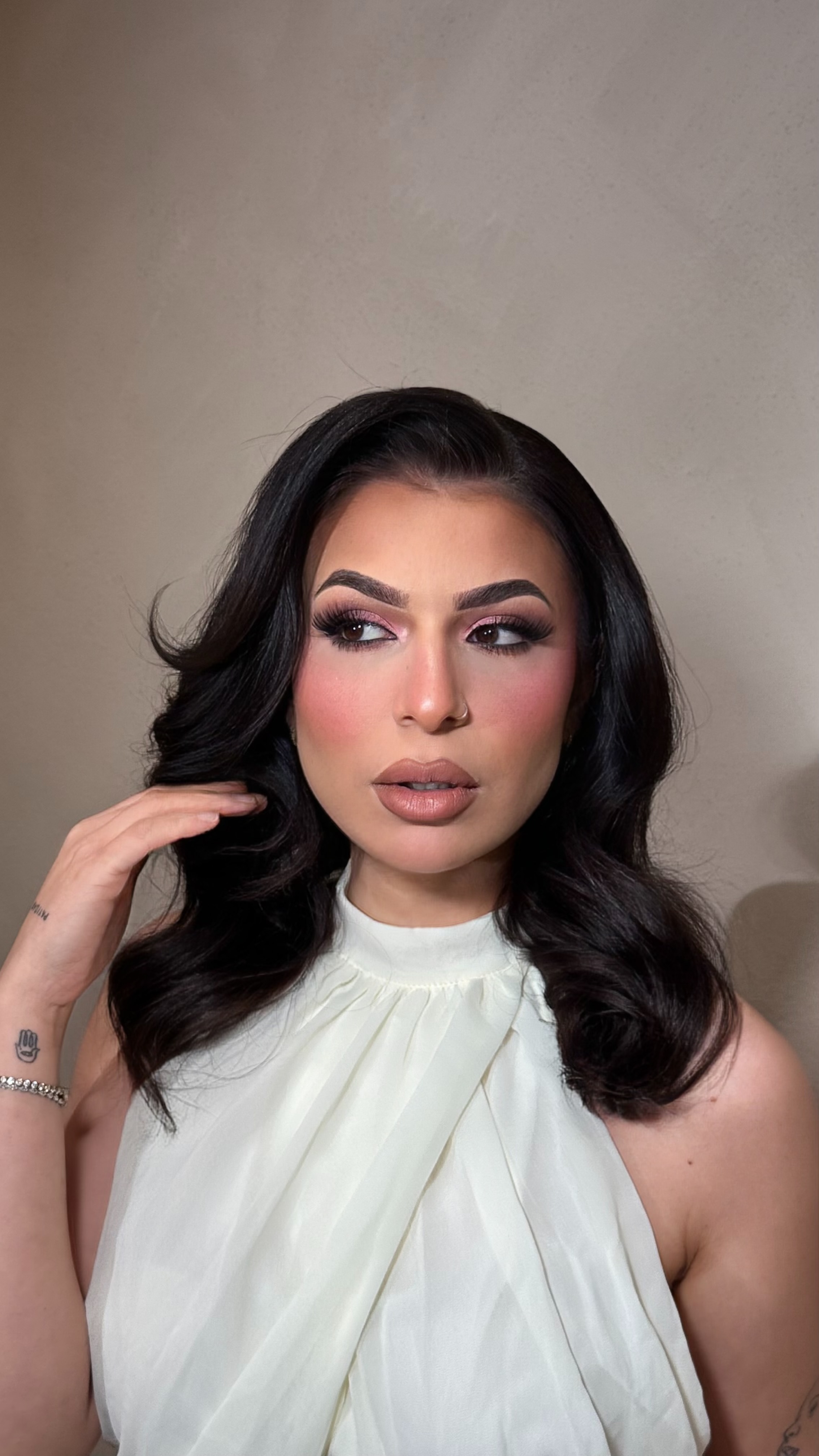 Abend Make-up für Hochzeit