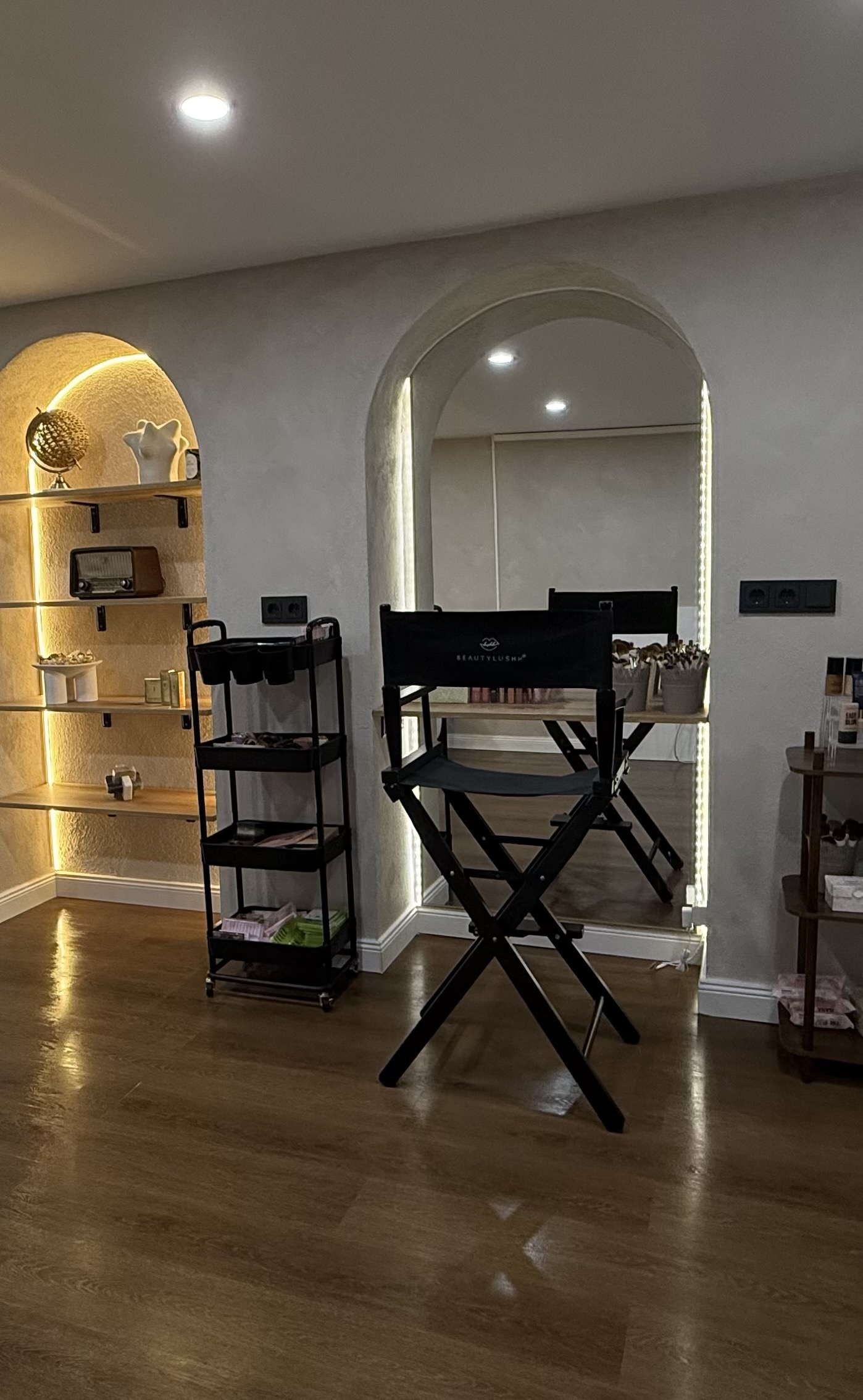 Haarstyling-Bereich im Vouréme Studio